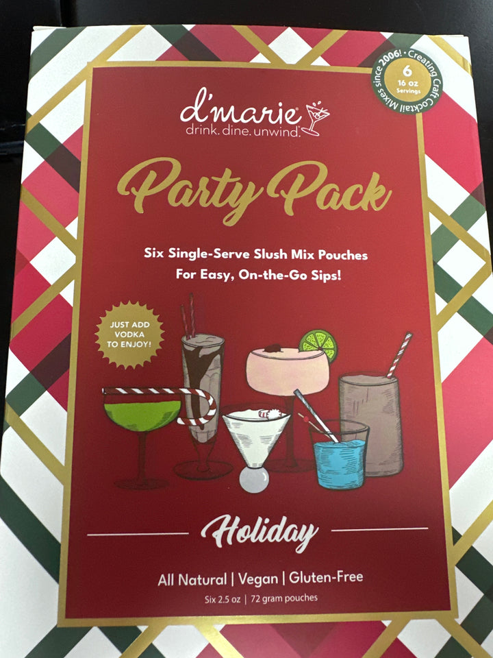 d’marie The Original Craft Cocktail Slush Mix - Holiday Flavors