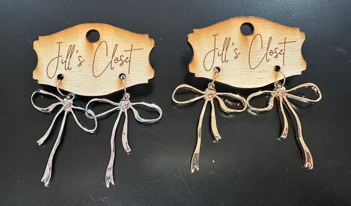 Bow earrings