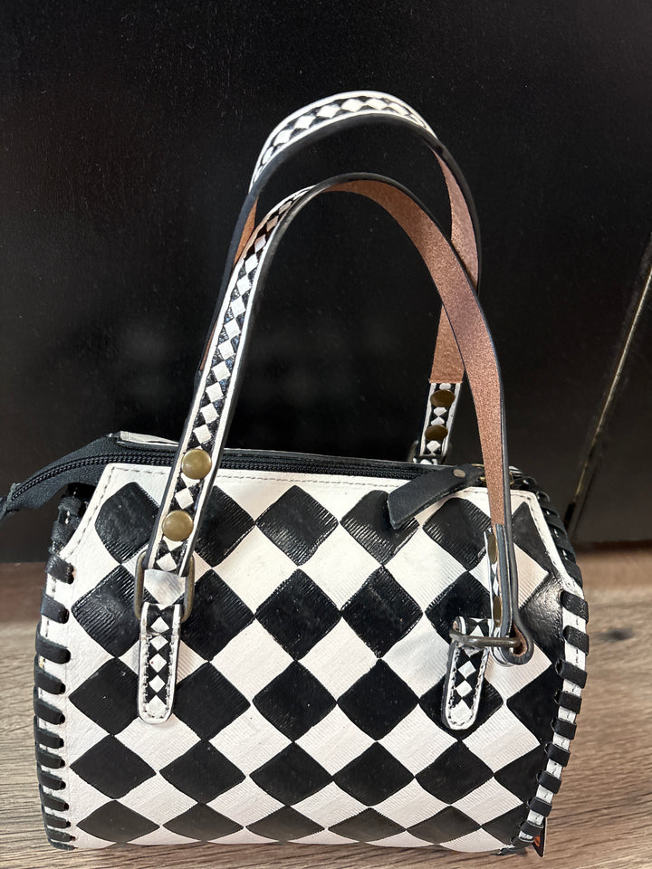 Checked Out Leather Bags