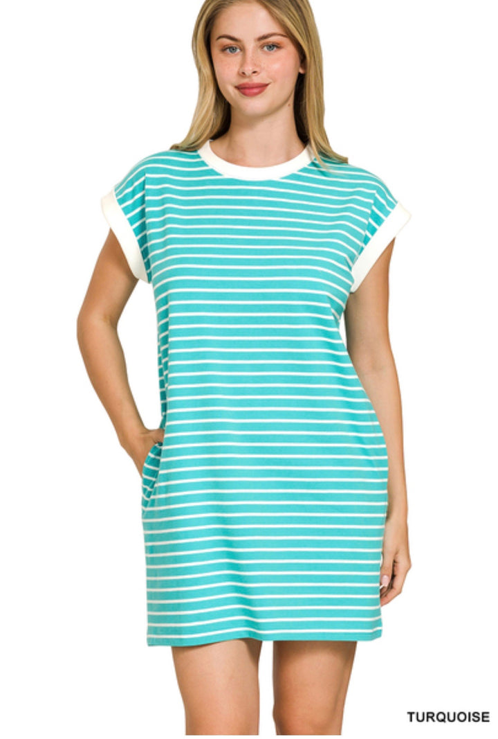 Banded T-Shirt Dress