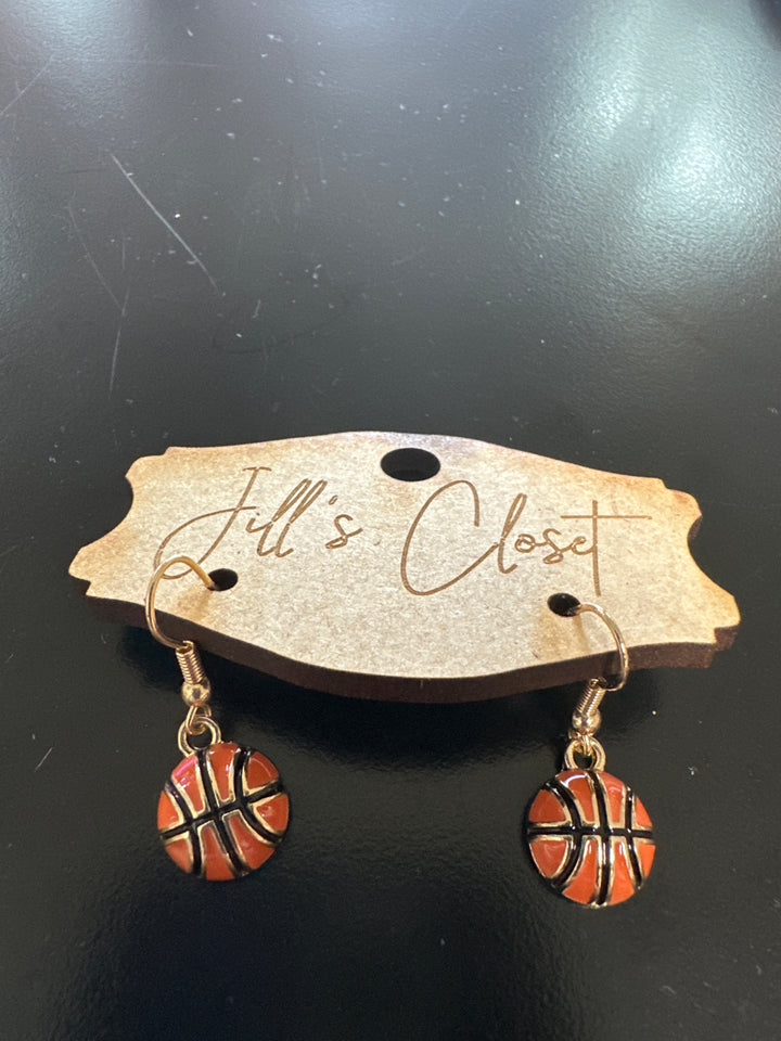 Basketball Earrings