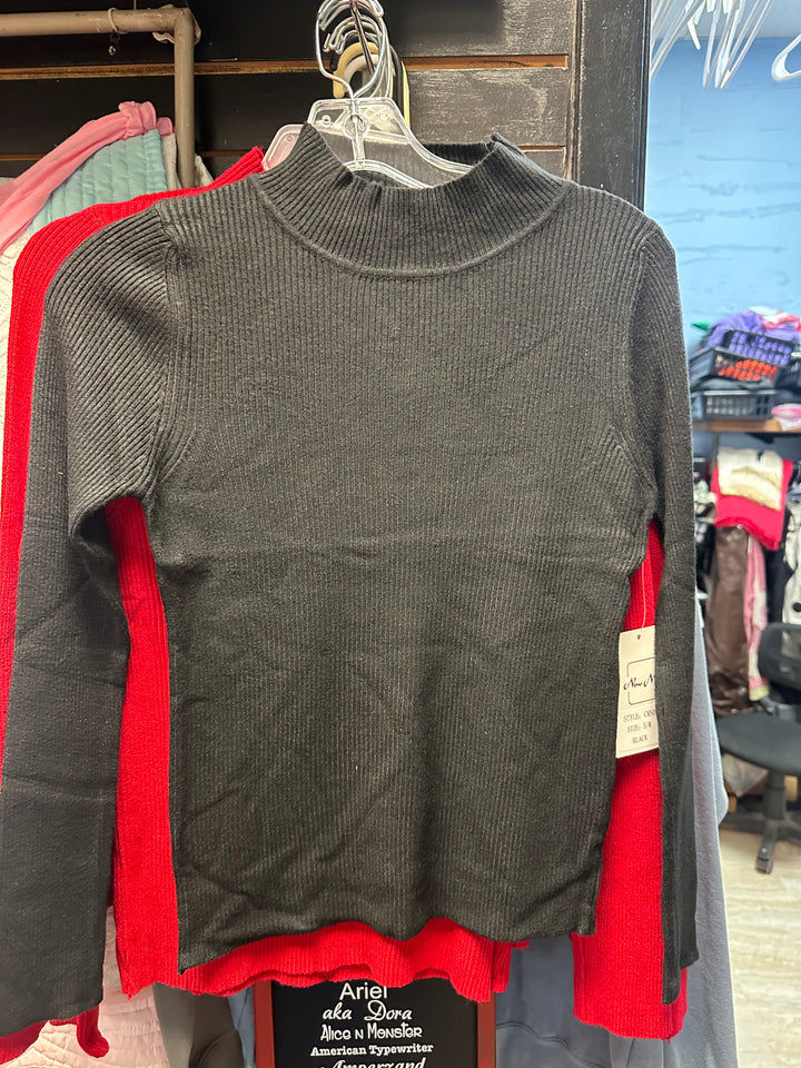 Mock neck top