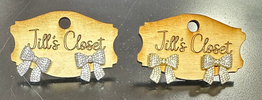 Blinky Bows Stud Earrings