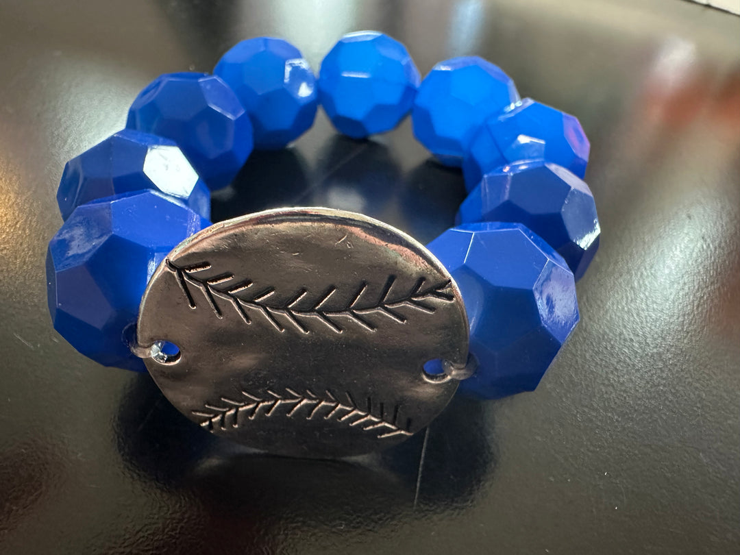Chunky Baseball Bracelets