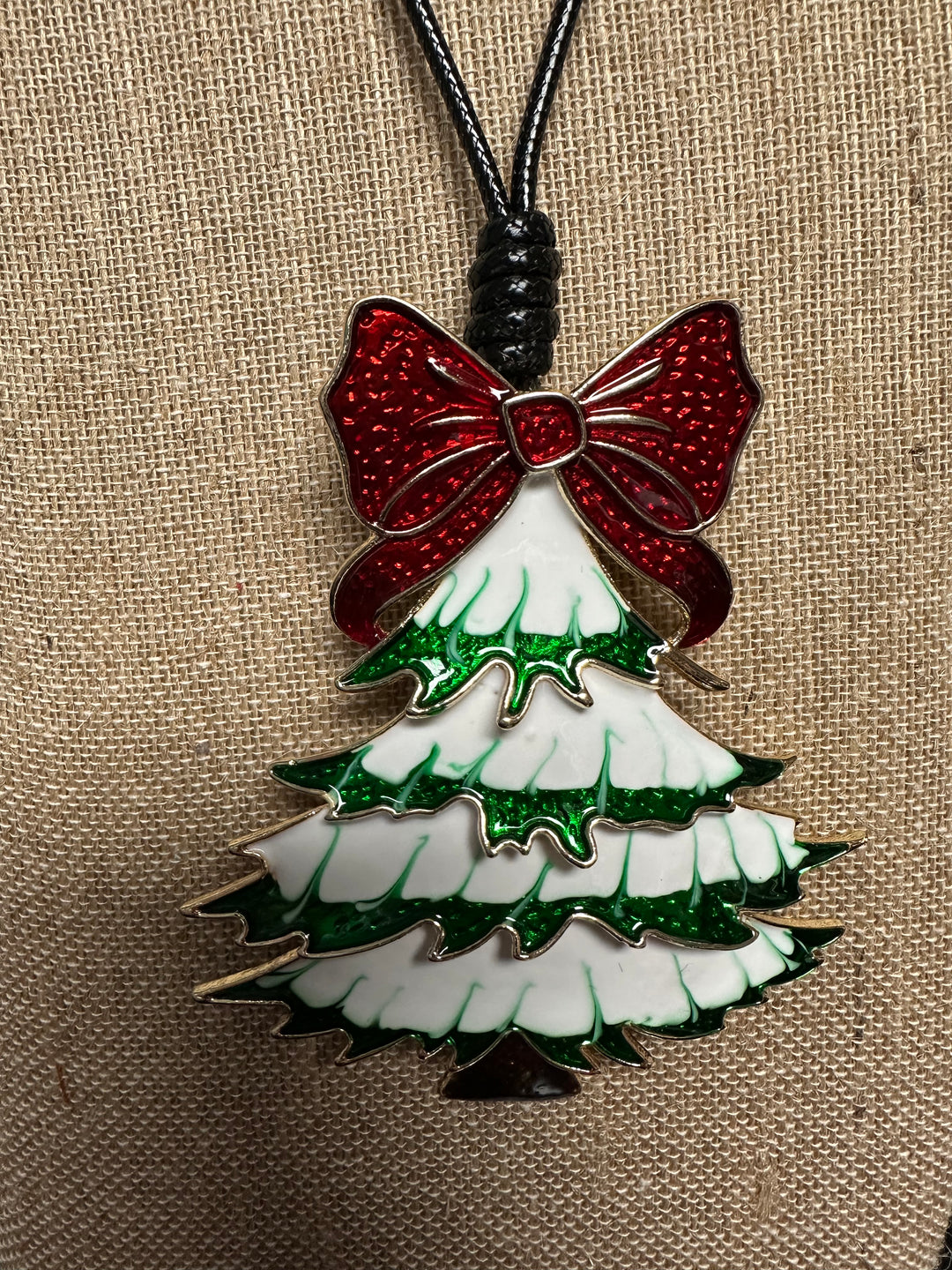 Christmas Tree Pendant Necklace
