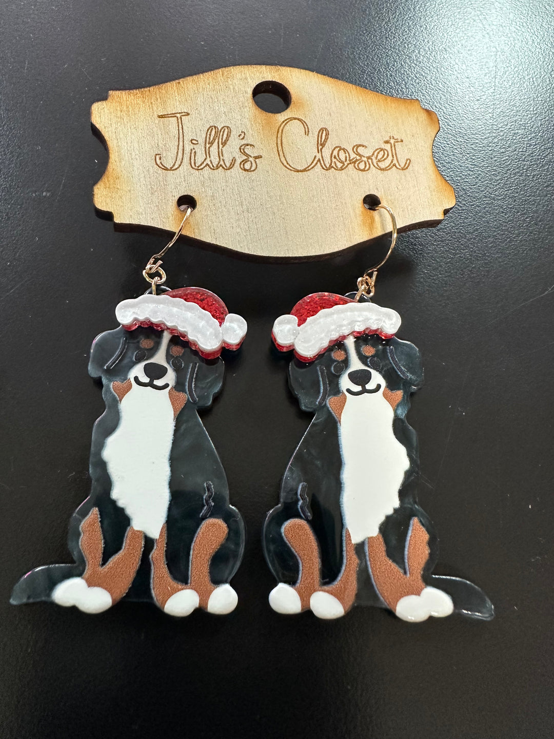 Christmas Dog Earrings