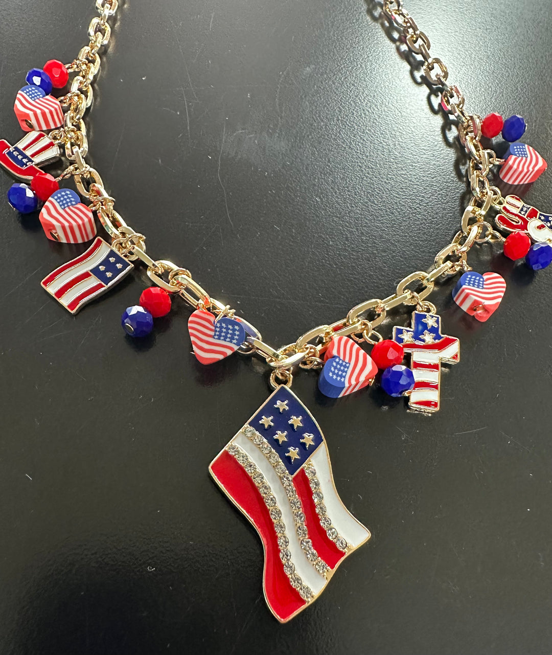 Patriotic Charm Necklace