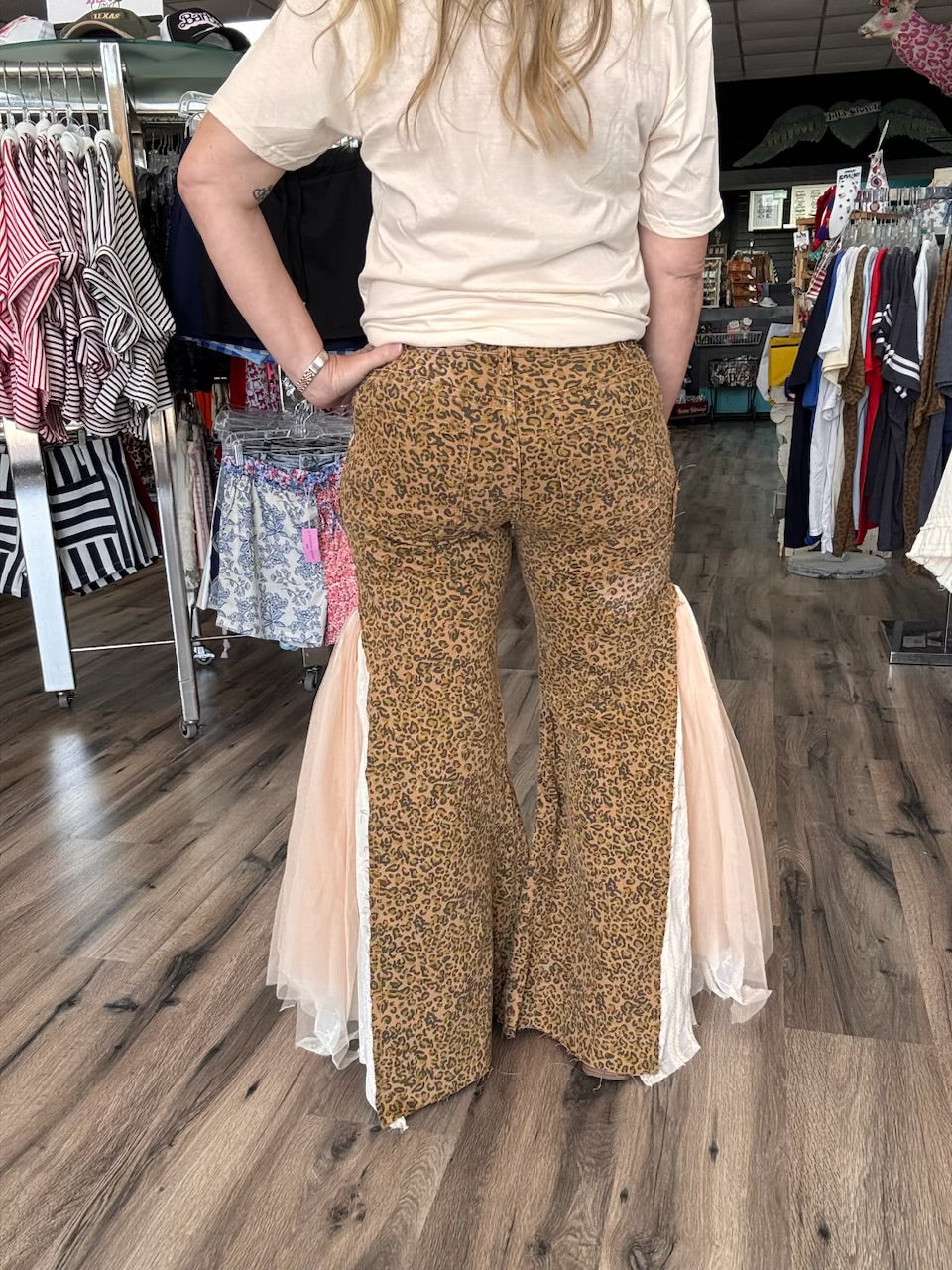 Dolly’s Leopard Jeans with Inserts