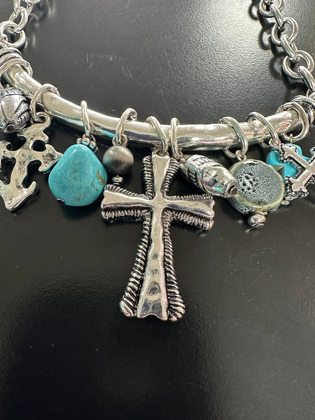 Charm Necklace & Earrings Set