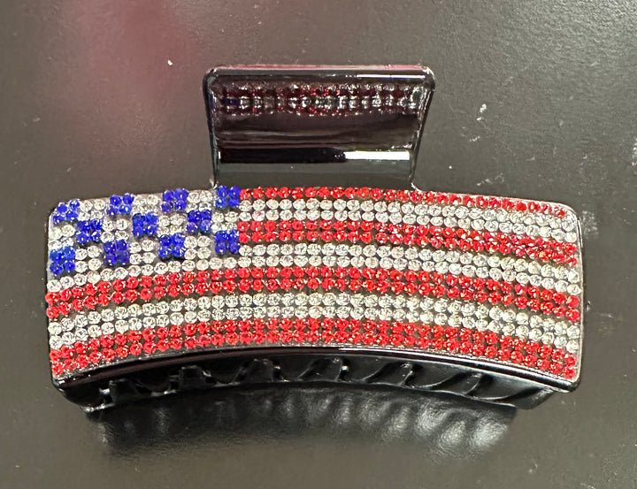 Patriotic Sparkle Hair Clips