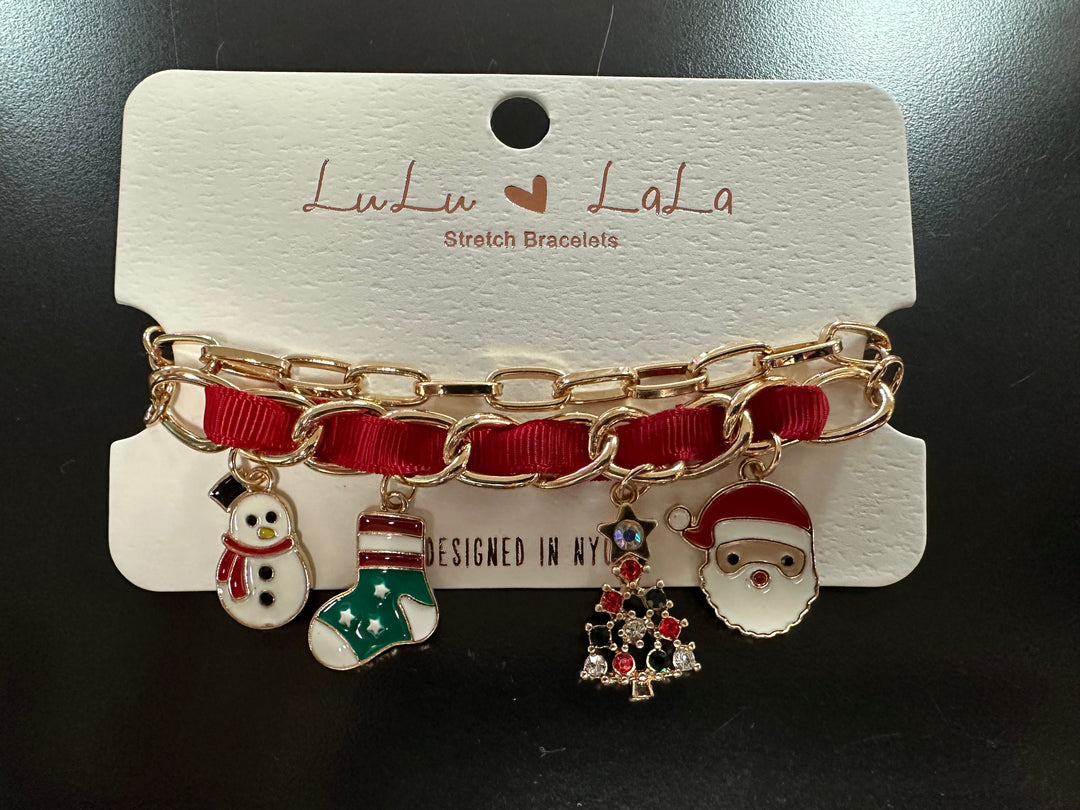 Christmas charm bracelet