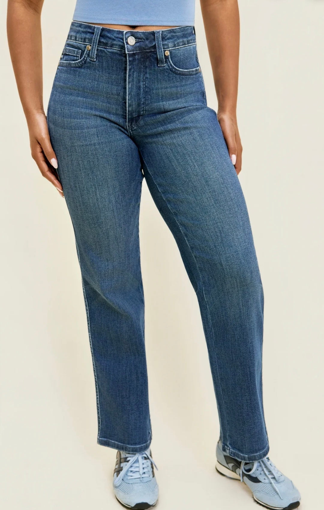 Judy Blue MR Tummy Control Straight Jeans