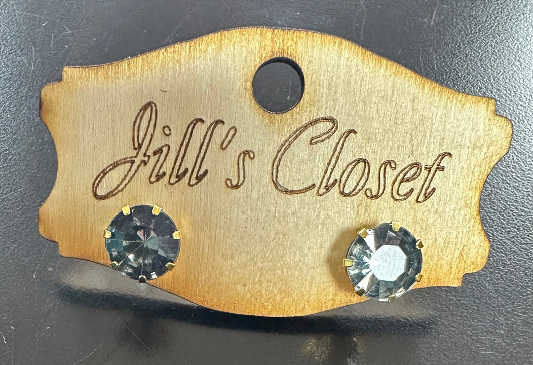 Crystal Stud Earrings