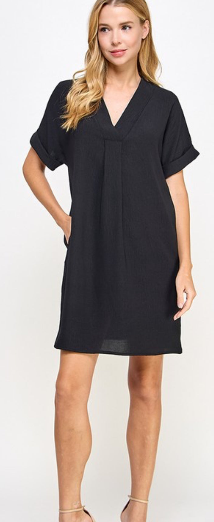 Not So Basic V Neck Dress