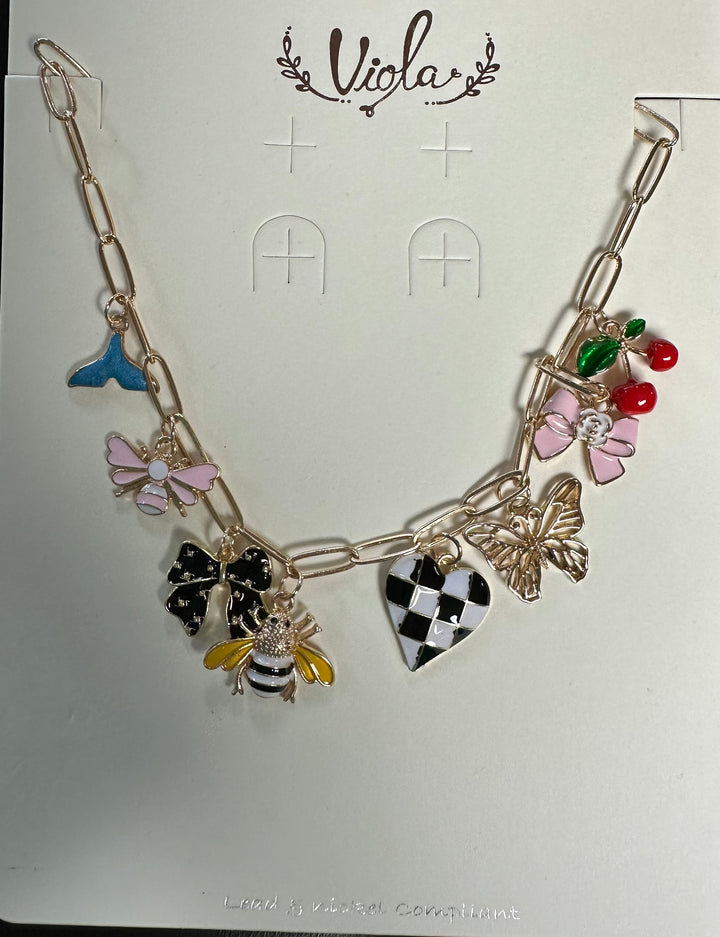 Multi-Charm Necklace