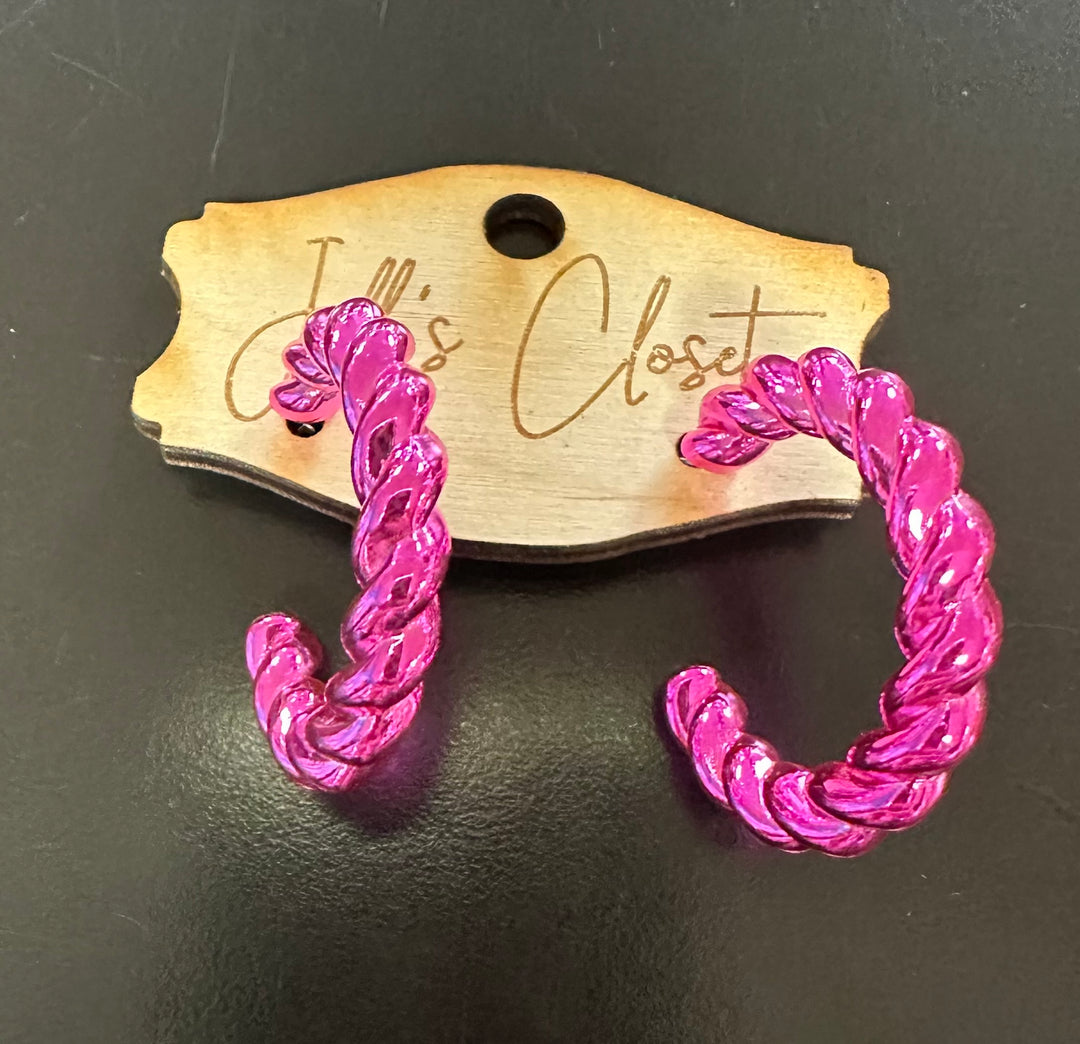 Twisted Hoop Earrings