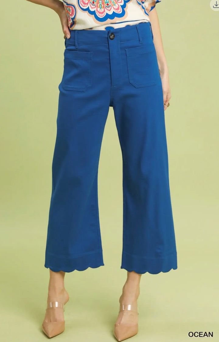 Emmie’s Scolloped Hem Pants
