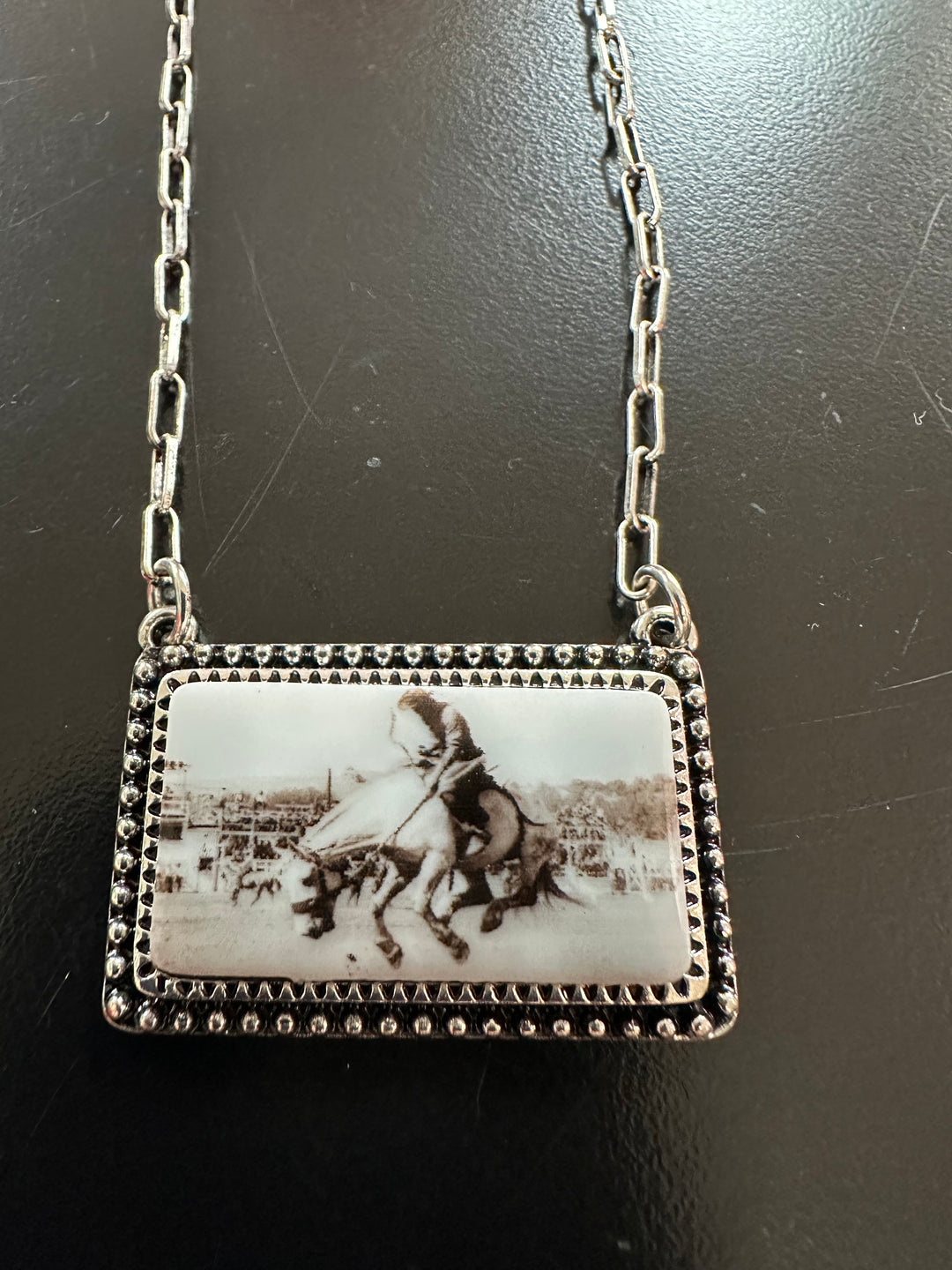 Bustin Bronco Necklace