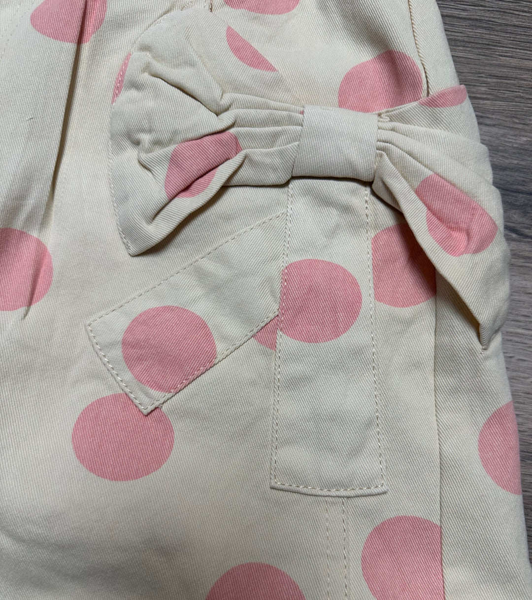 Pink Polkadot Barrel Jeans