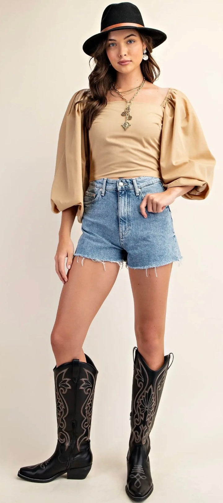 Leta’s Balloon Sleeve Top
