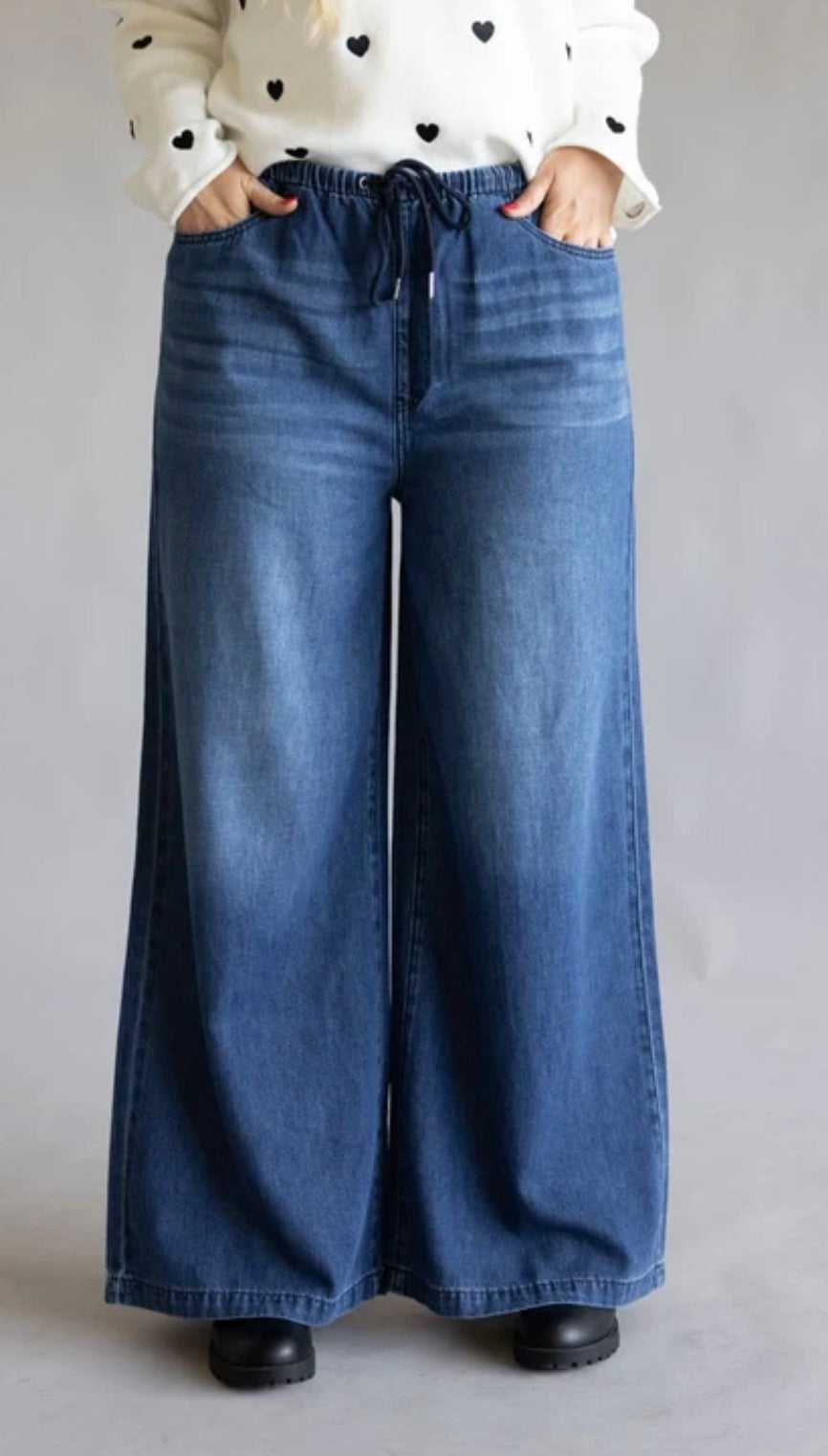 Judy Blue HW Palazzo Pants