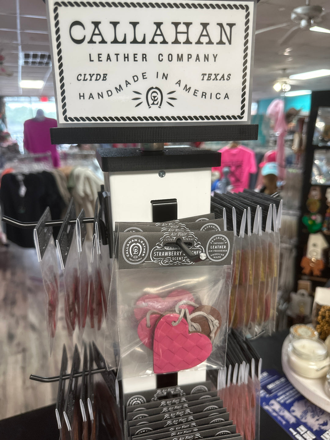 Callahan Leather Scented Car Charms