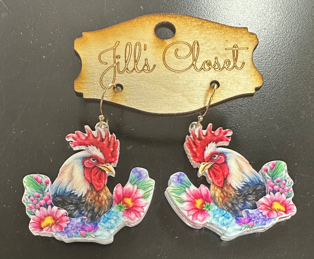 Country Floral Earrings