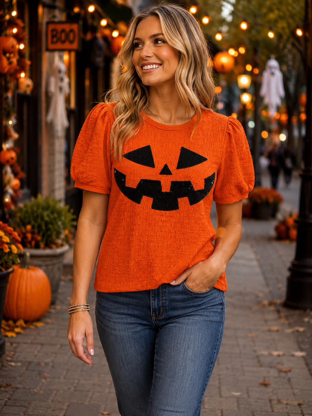 Jolly Jack-o’lantern Blouse