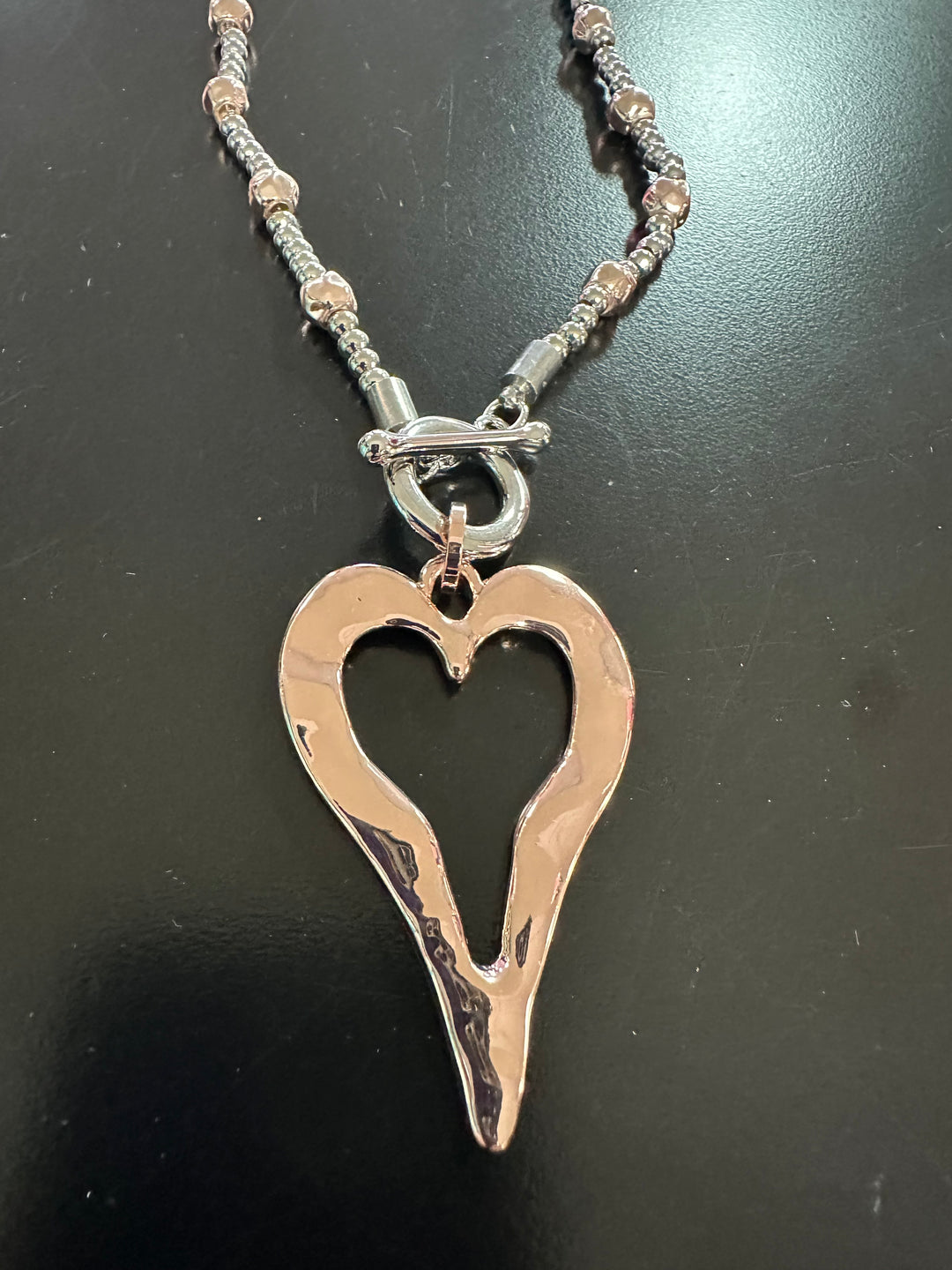 Heart Necklace & Earring Set