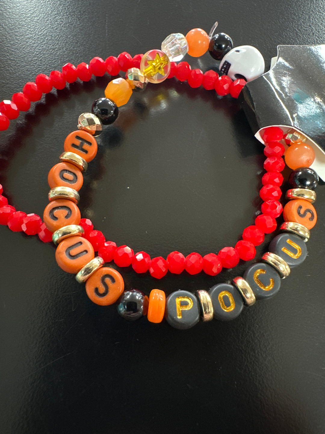 Halloween “Words” Bracelet pair