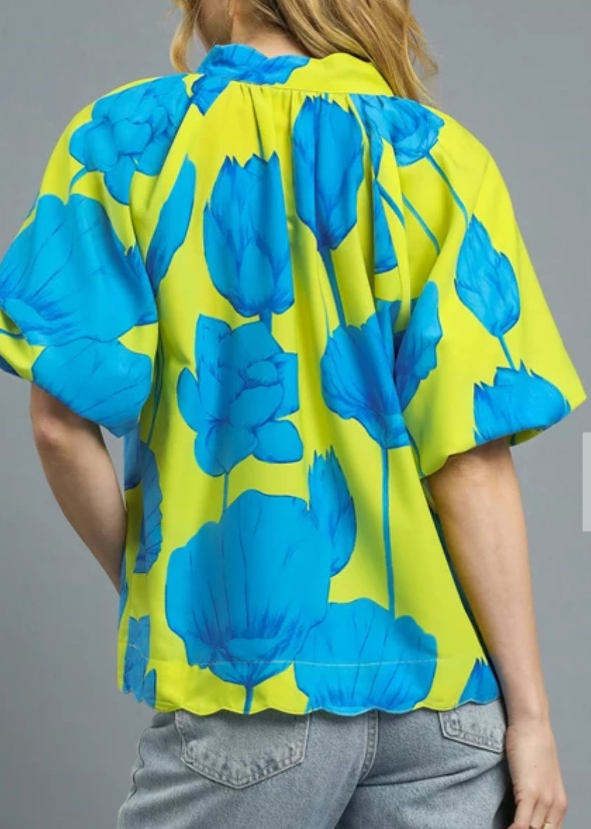 Big Poppy Blouse