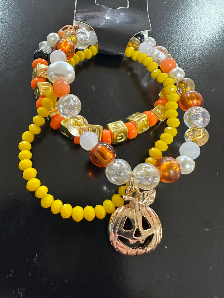Triple Stack Halloween Bracelet