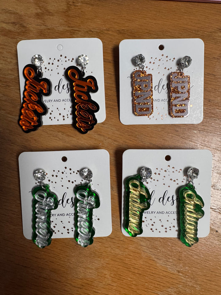 Rhinestone Mascot earrings