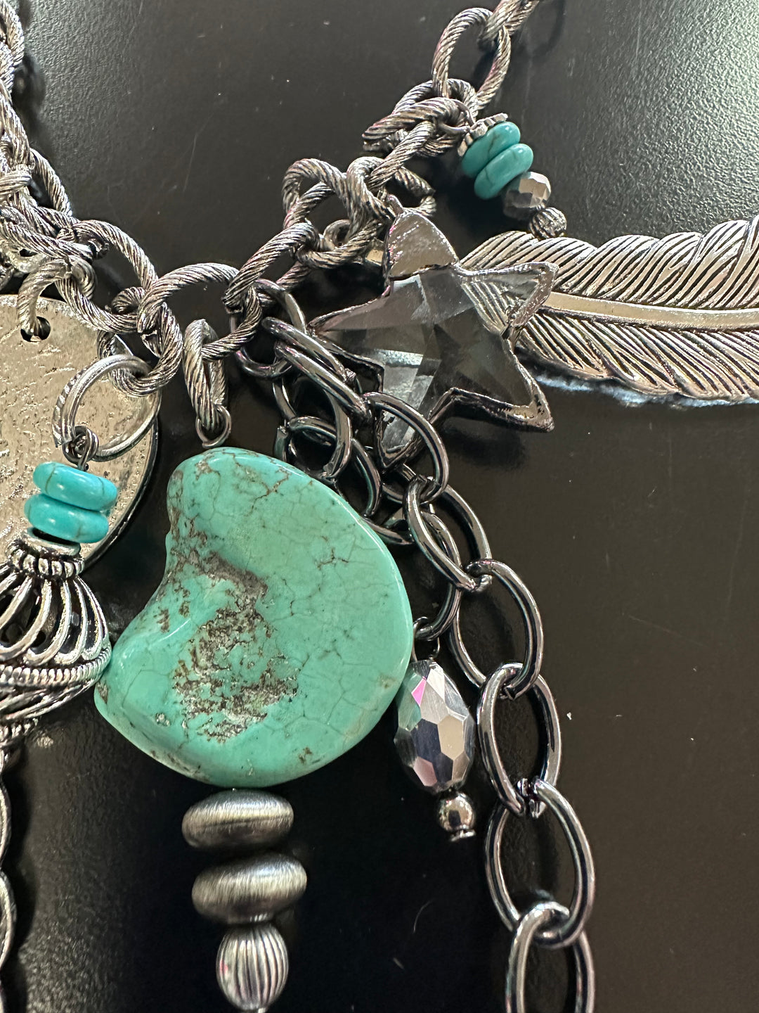Turquoise Charm Necklace