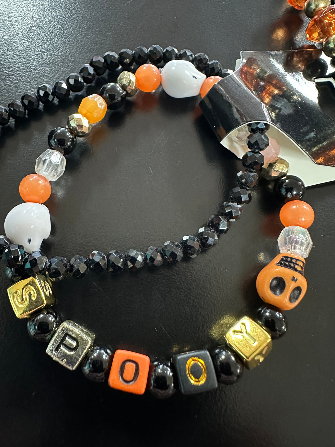 Halloween “Words” Bracelet pair