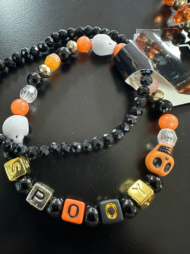 Halloween “Words” Bracelet pair