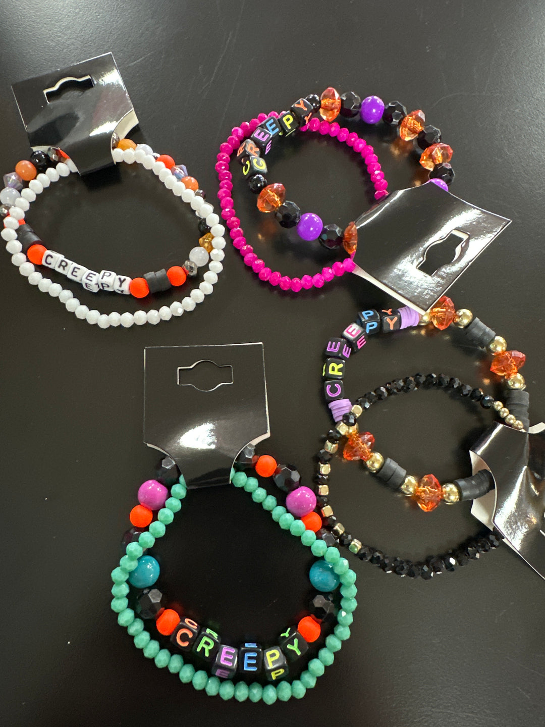 Halloween “Words” Bracelet pair