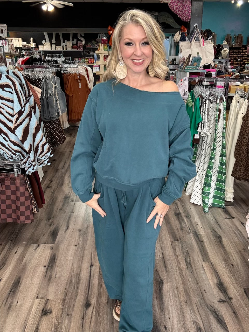 Liz’s Barrel Pants Knit 2 Pc Set