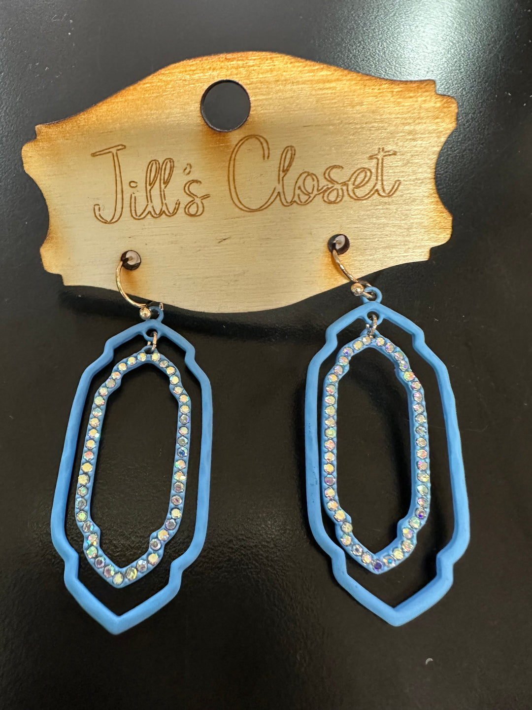 Double Drop Bling Earrings
