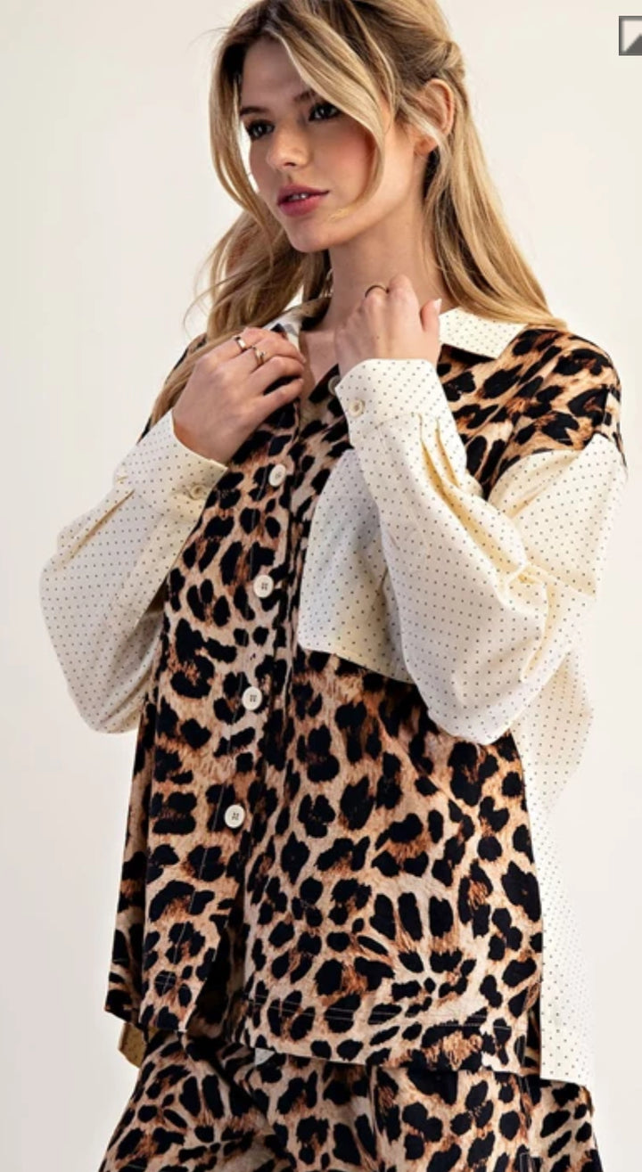 Bettye’s Leopard Blouse