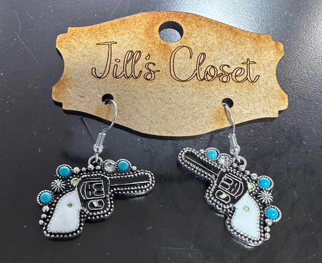 Six Shooter Necklace or Earrings