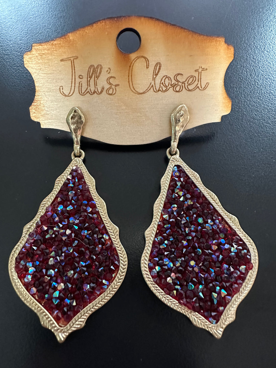 Glitter Drop Earrings