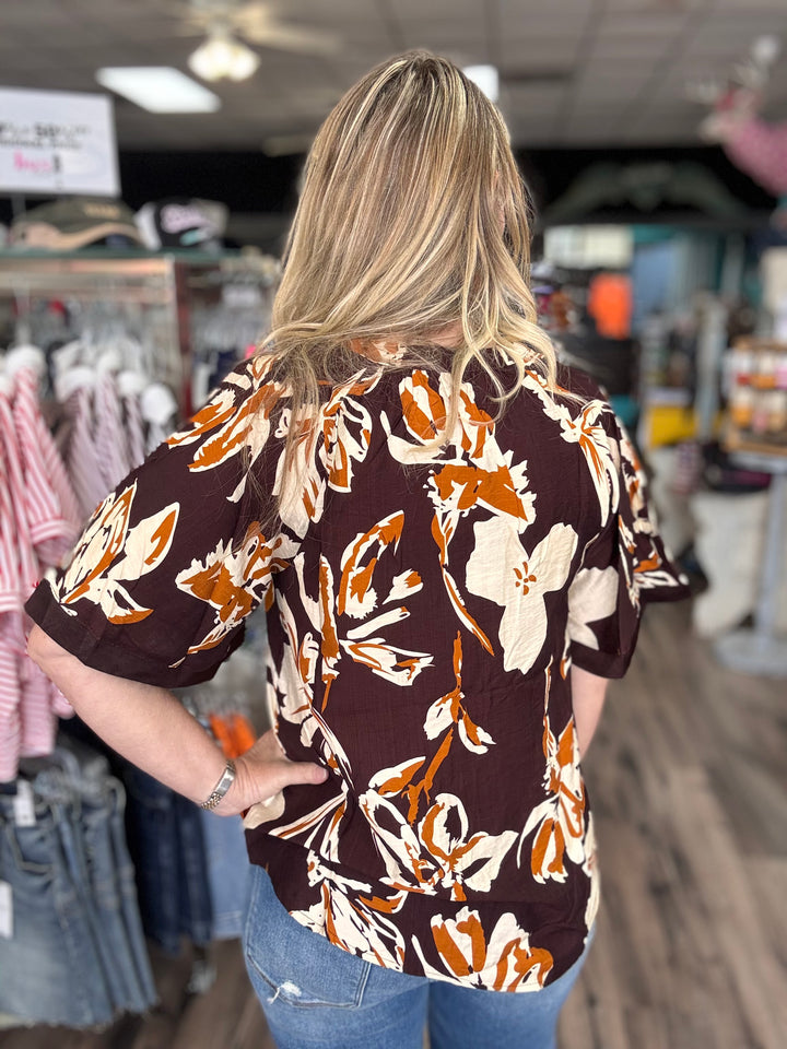 Mocha Muse Blouse