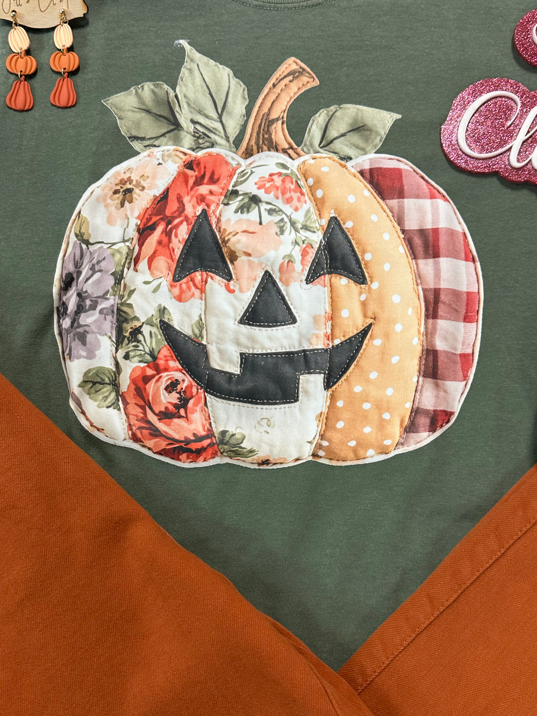 Patchwork Pumpkin Tee