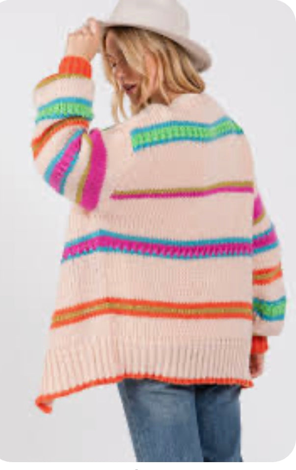 Rainbow cardigan