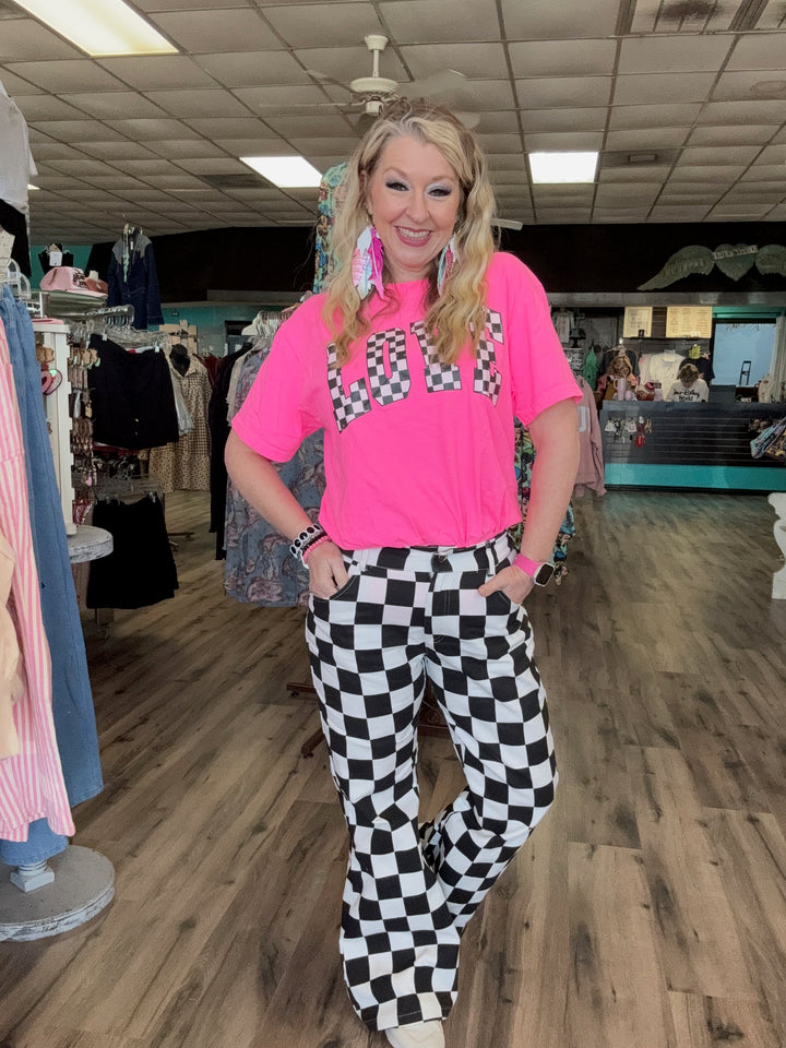 Checkered pants