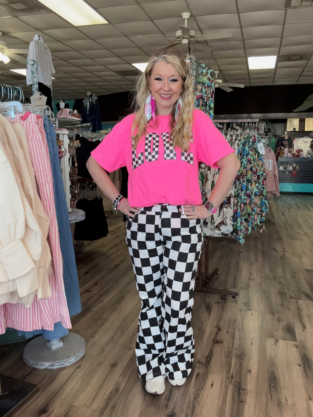 Checkered pants