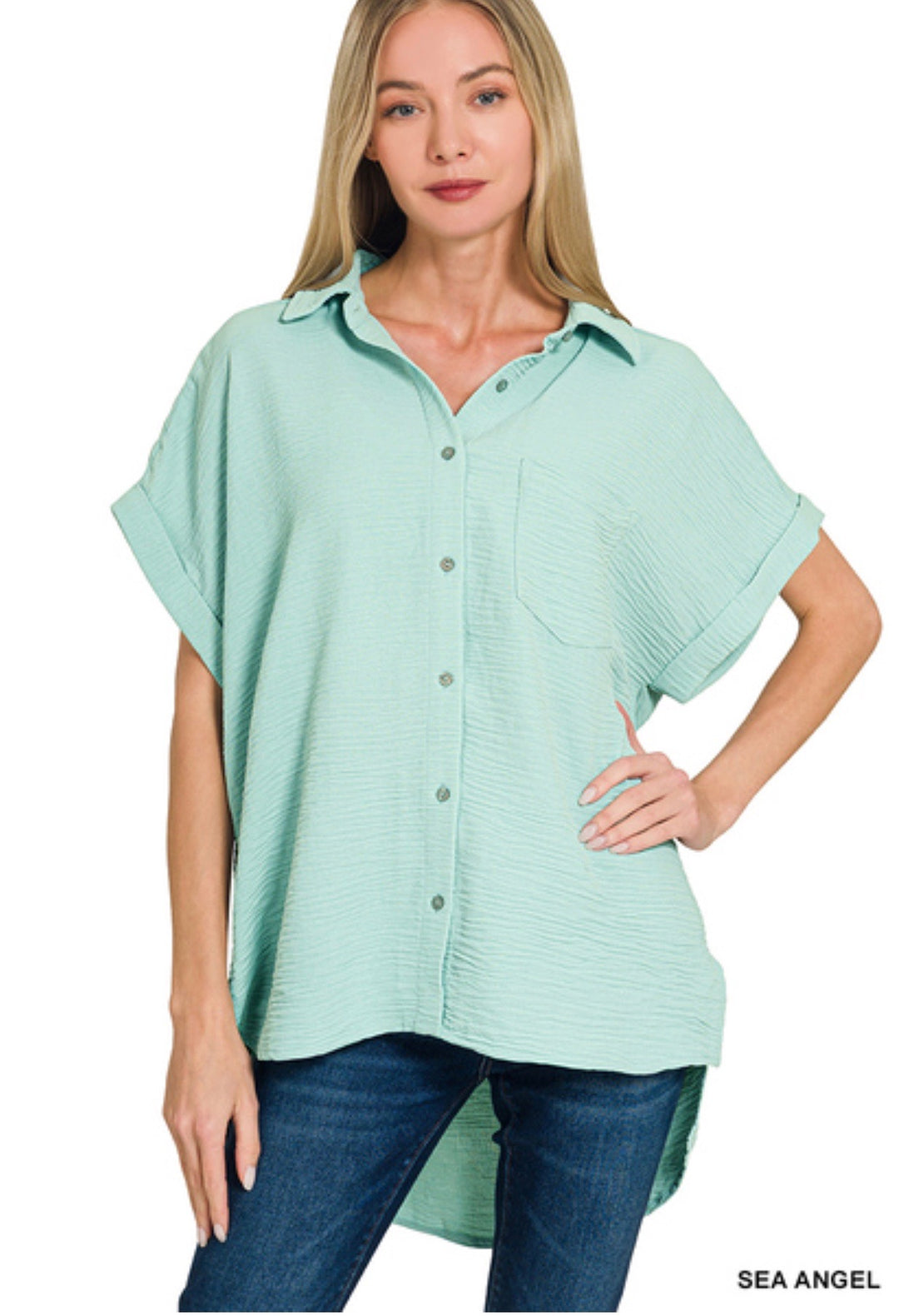 Classic Button Up Blouse