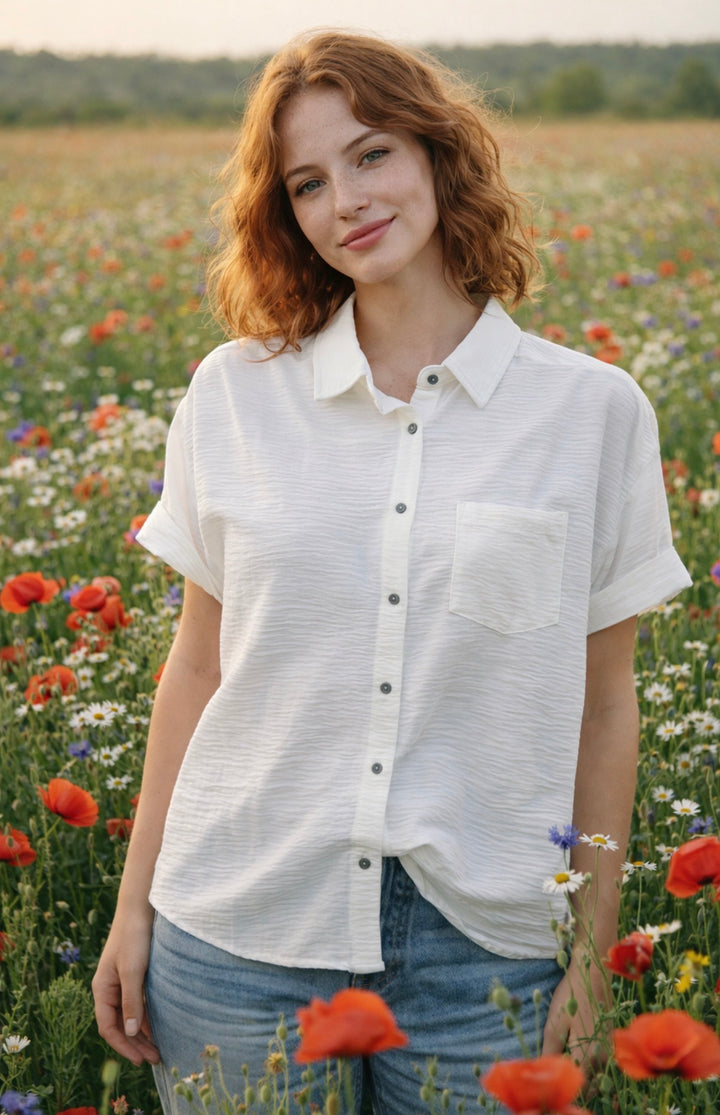Classic Button Up Blouse
