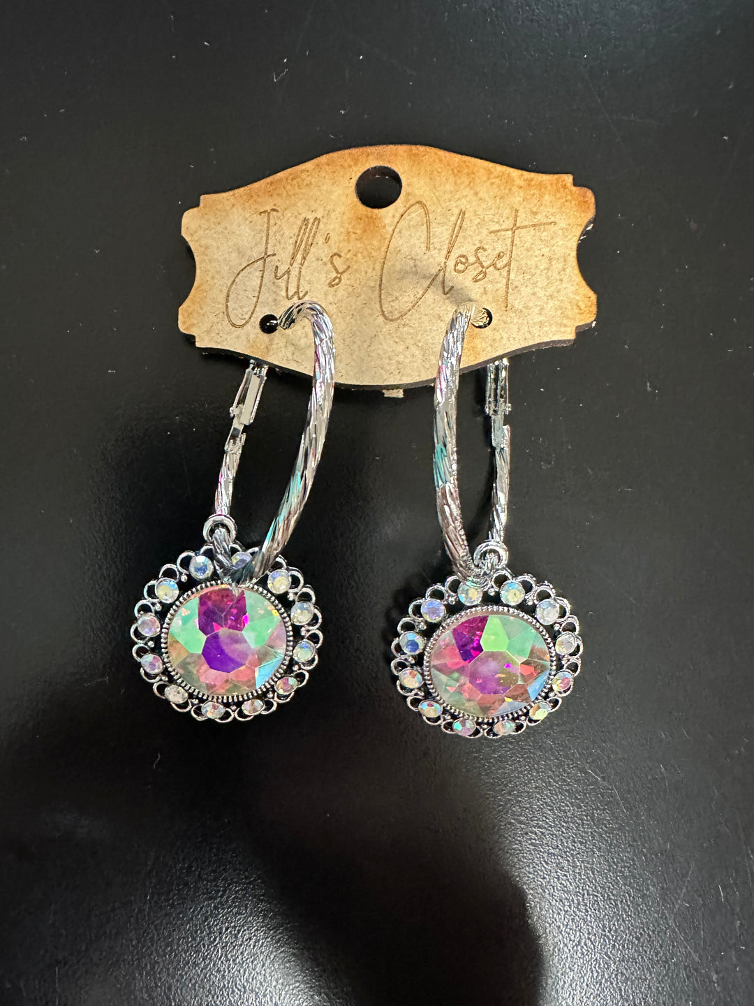 Bejeweled Hoop Earrings